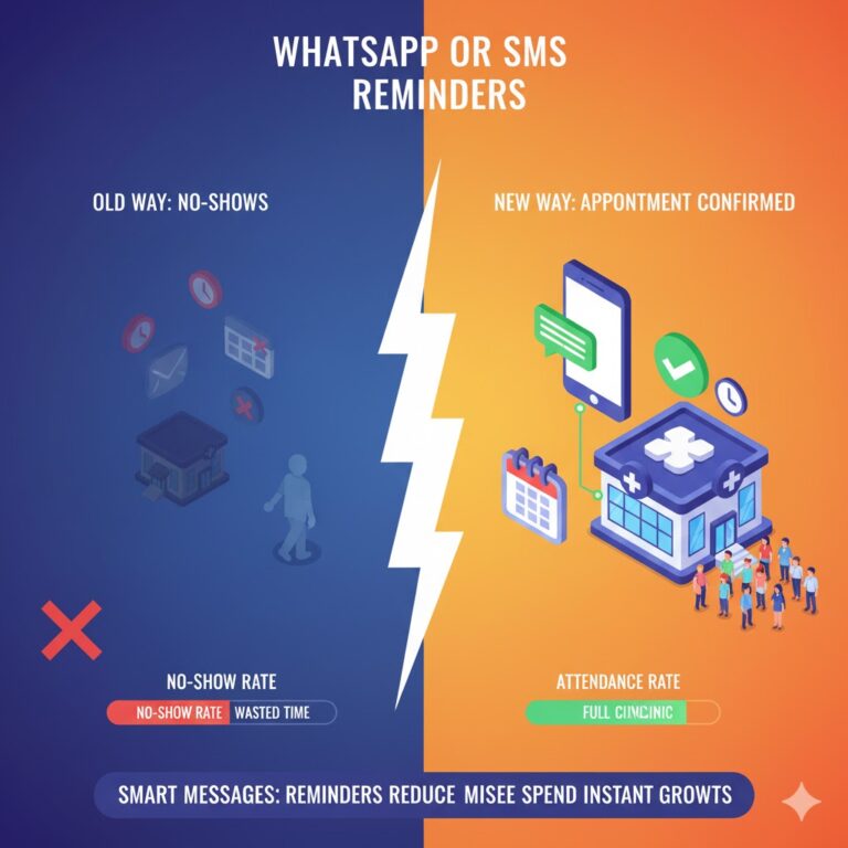 2.)WhatsApp or SMS Reminders
