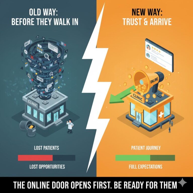 Trust begins before patients walk in